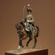 Figurine d'Off. de l'Artillerie à cheval de la Garde 1866 Métal Modèles.