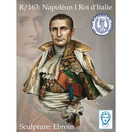 Buste de Napoléon I Roi d'Italie, 200 mm.