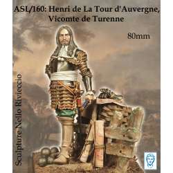 Figurine de Henri de La Tour d'Auvergne, Vicomte de Turenne, 75mm Alexandros Models.