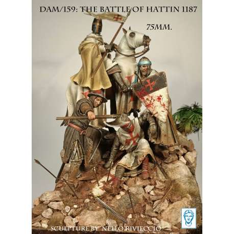 La bataille de Hattin 1187. ÉDITION LIMITÉE À 100 EXEMPLAIRES Alexandros Models 75mm.