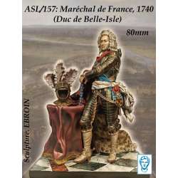 FigurMaréchal du France (Charles Auguste Fouquet, Duc de Belle-Isle) 1740. ÉDITION LIMITÉE À 100 EXEMPLAIRES 80mm.