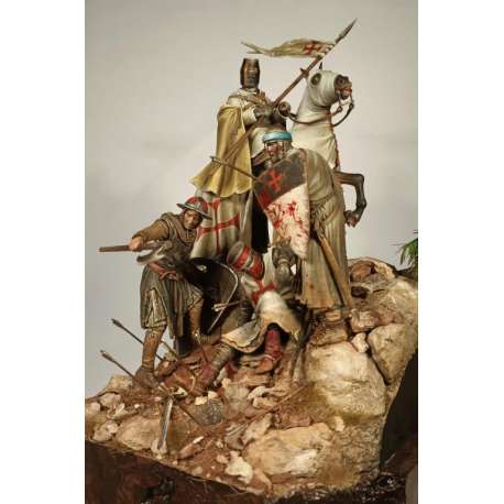 Figurines de la bataille de Hattin 1187. ÉDITION LIMITÉE À 100 EXEMPLAIRES Alexandros Models.