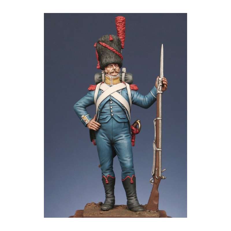 Metal Modeles,54mm, Carabinier 2nd foreign regiment (Isenburg) 1806 figure kits.
