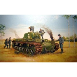  KV-8 CHAR lourd lance flammes soviétique. 1939-45. Maquette char Trumpeter 1/35e