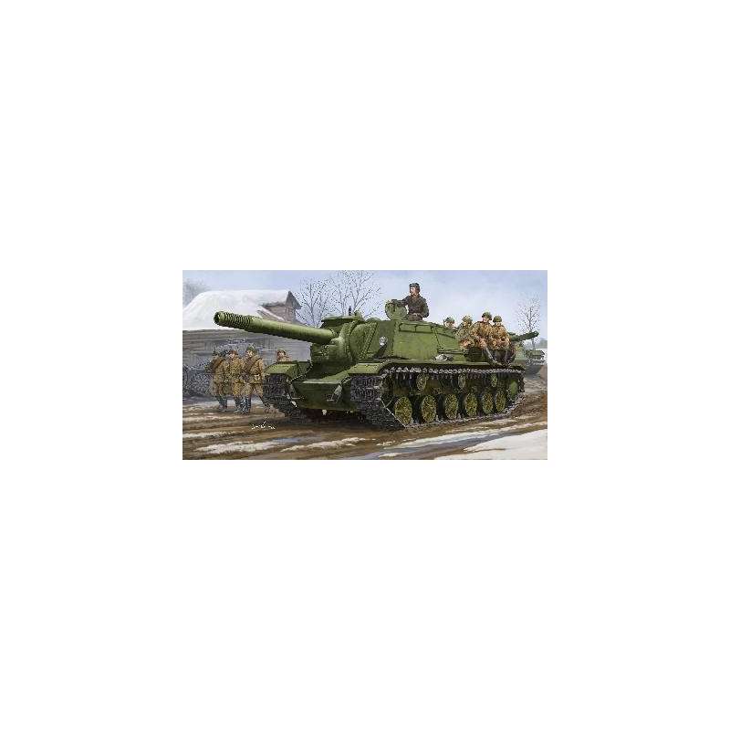 Canon d'assaut lourd automoteur soviétique SU-152. Maquette Char Trumpeter 1/35e 