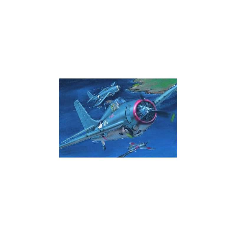  GRUMMAN F4F-3 " WILDCAT" ( Fin de production) - 1942  Maquette avion Trumpeter 1/32e
