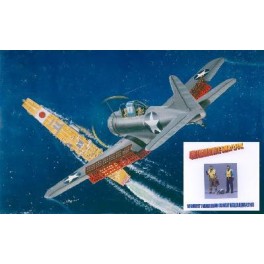  DOUGLAS SBD 1/2 "DAUNTLESS" + PILOTE ET MITRAILLEUR US NAVY 1941 Maquette avion Trumpeter 1/32e