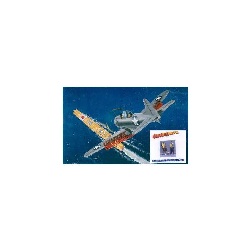  DOUGLAS SBD 1/2 "DAUNTLESS" + PILOTE ET MITRAILLEUR US NAVY 1941 Maquette avion Trumpeter 1/32e