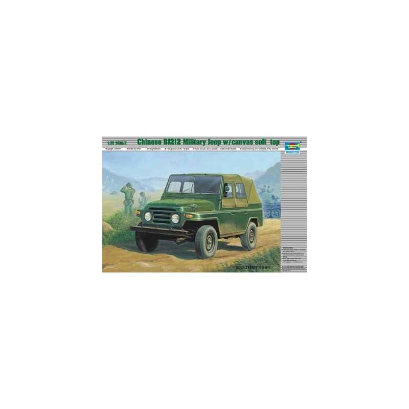  JEEP MILITAIRE CHINOISE BJ212 -1985 Maquette Trumpeter 1/35e