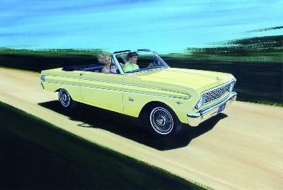 Maquette Djeco Cabriolet Ford 11cm - Plastique Monté France RARE