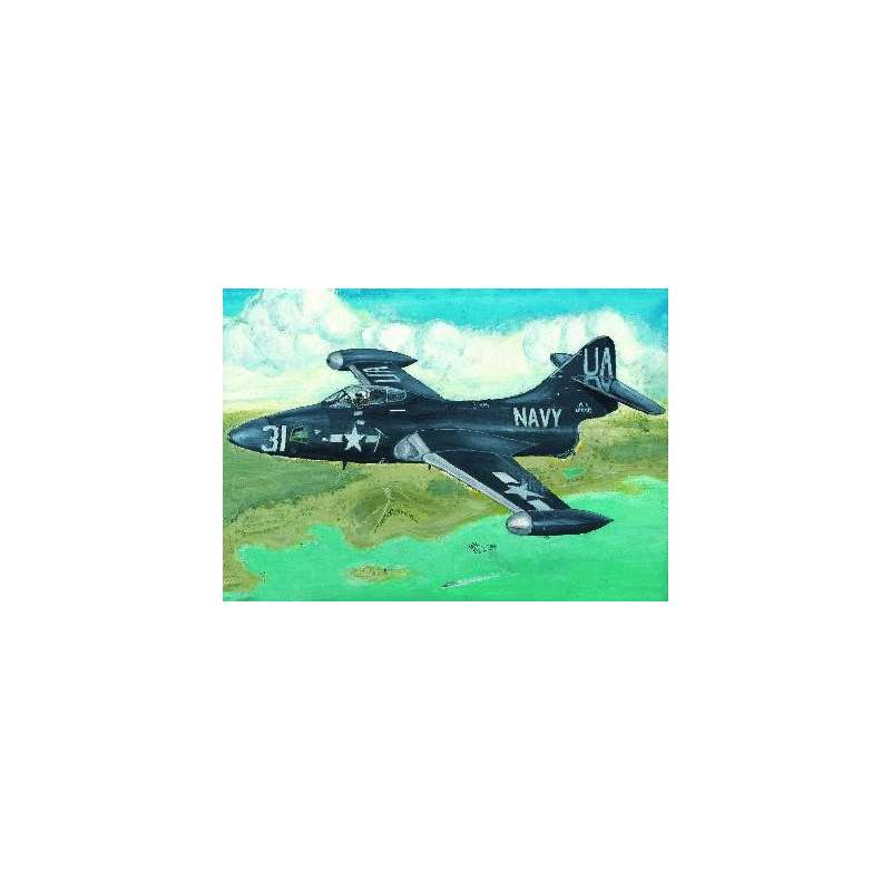 GRUMANN F9F-2P "PANTHER" US NAVY. Maquette avion Trumpeter 1/48e 