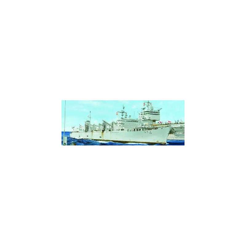  AOE FAST COMBAT SUPPORT SHIP "USS DETROIT" (AOE-4). Maquette de bateau de guerre. Trumpeter 1/700e