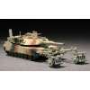  CHAR LOURD US M1A1 ABRAMS mine roller -1991. Maquette de char US. Trumpeter 1/72e