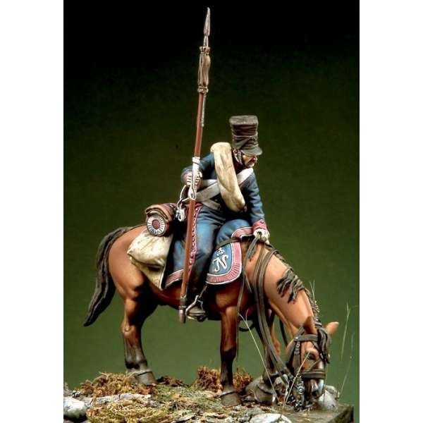 Figurine Lancier de la Garde 1809-15 Pegaso models 54mm.