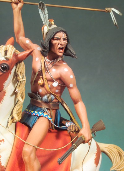 Figurine - Kit à peindre Crazy Horse en 1876 - S8-F3