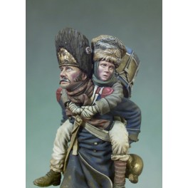 Andrea miniaturen,historische figuren 54mm.Waffenbrüder,1812.