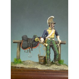 Figurine Lancier de Ligne en 1812. Andrea Miniatures 54mm.