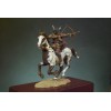 Figurine Andrea Miniatures 54mm. Guerrier Sioux à  monter et à peindre.
