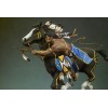 Andrea miniatures,figuren 54mm.Sioux-Indianer seitlich am Pferd hängend mit Karabiner.