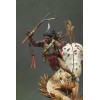 Andrea miniatures,figuren 54mm.Sioux-Indianer mit Pferd stürzend.