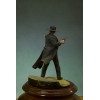 Andrea Miniatures 54mm. Figurine de Wyatt Earp à monter et à peindre en métal blanc.