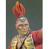 Andrea Miniatures 54mm. Guerrier Mohawk. Figurine de collection à monter et à peindre.