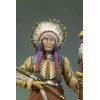 Andrea Miniatures 54mm. Chef Sioux. Figurine d'indien à monter et à peindre.