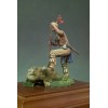 Andrea Miniatures 54mm. Guerrier Mohawk. Figurine de collection en métal .