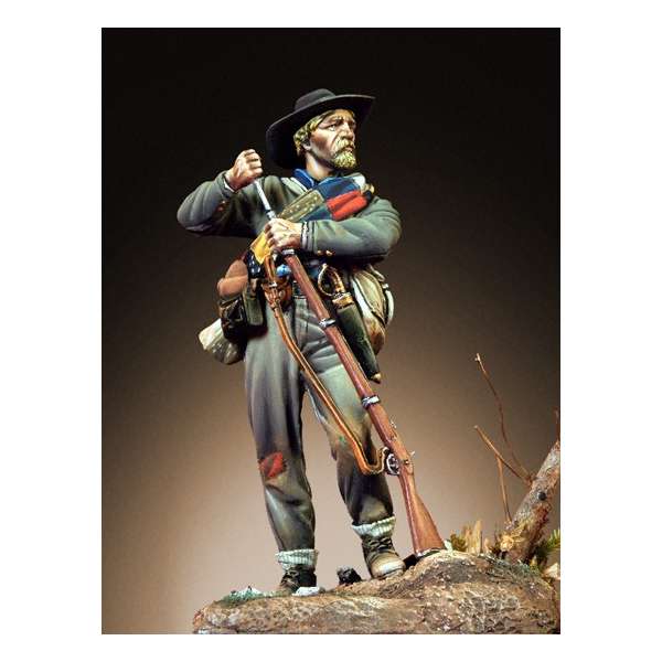 Figurine Pegaso Models 54mm Infanterie Confédéré 1862-65.