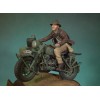 Andrea Miniatures 54mm. The Escape. Indiana Jones à moto et side car.