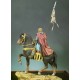 Andrea miniatures.Historische figuren 90mm Kreuzritter zu Pferd.