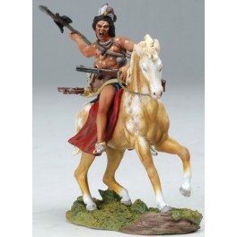 Figurine Black Hawk,Andrea Miniatures 54mm Toy soldier ,Crazy Horse