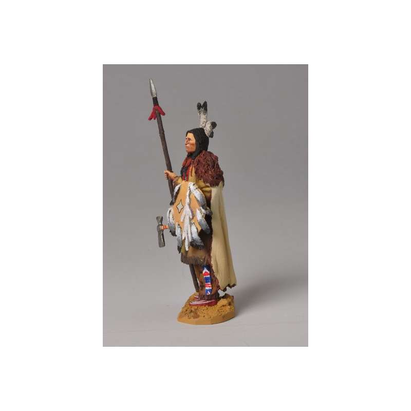 Andrea Miniatures 54mm Toy soldier ,Guerrier Sioux.