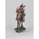 Figurine de collection Andrea Miniatures 54mm Toy soldier ,Indien Cheyenne au galop.