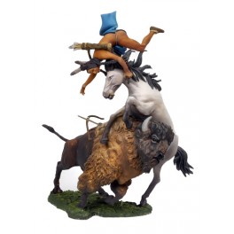 Andrea Miniatures 54mm Toy soldier ,Buffalo hunt.