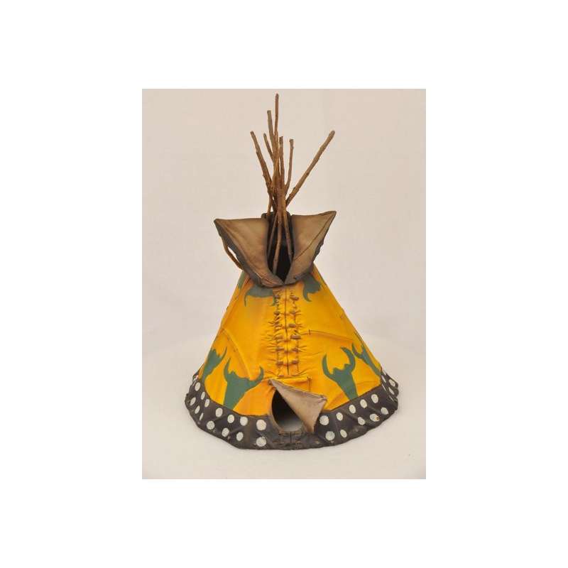 Figurine de collection Andrea Miniatures 54mm Toy soldier ,Tepee indien.