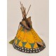 Andrea Miniatures 54mm Toy soldier ,Tepee indien.