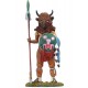 Andrea Miniatures 54mm Toy soldier ,Guerrier Buffalo.