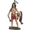 Figurine de collection Andrea Miniatures 54mm Toy soldier ,Corbeau Brave ,guerrier indien.