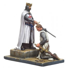 Figurine historique Andrea Miniatures 54mm Toy soldier, L'accolade.