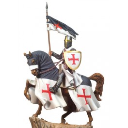 Figurine historique Andrea Miniatures 54mm Toy soldier, Gérard de Ridefort,1184-1189, Chevalier templier.