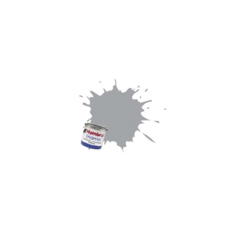 Peinture Humbrol 14ml N166 Gris claire avion satiné.
