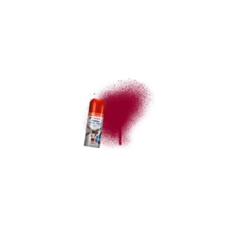 Rouge italien foncé brillant Bombe de peinture acrylique 150ml Peinture humbrol N219 