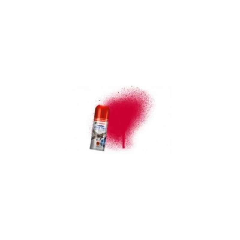 Bombe de peinture acrylique 150ml humbrol N238 Rouge flash brillant.