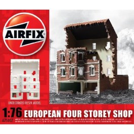 Airfix 1/76e Ruine d'immeuble de trois étages.Maquette de diorama.