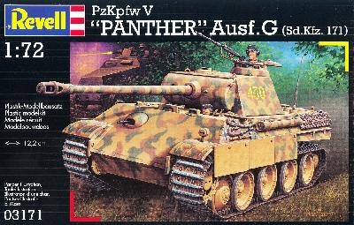 Maquette Char Panther Ausf G Italeri 1:72 - Kit 2 Chars Snap-together Sans Colle