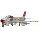 NORTH AMERICAN F-86 F "SABRE JET"  Maquette d'avion 1/48e Revell.