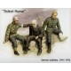 Figurine Master box BILLET DE RETOUR - 1 INFIRMIER ET 2 BLESSES ARMEE ALLEMANDE 1941/1943 1/35e 