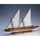 Maquette de bateau en bois,ARROW 1814 CANONIERE US Echelle variable. 