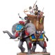 Figurine de collection Andrea Miniatures Eléphant de guerre Carthaginois 54mm.